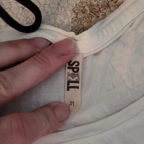 Spell Easy Rider Graphic Women's Top - Cream - Picture 4 of 4